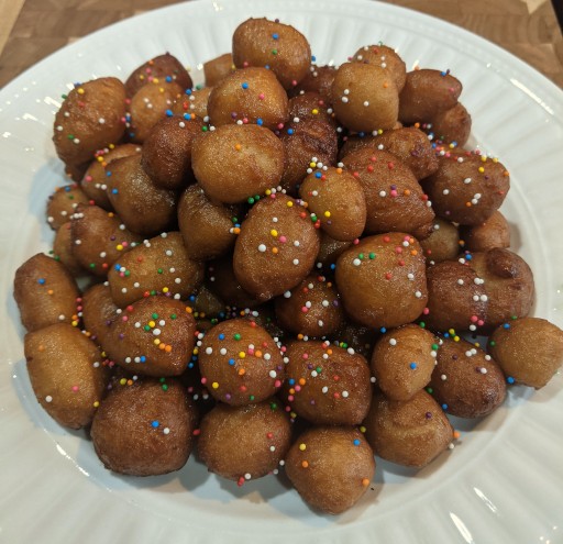 Plate of Struffoli